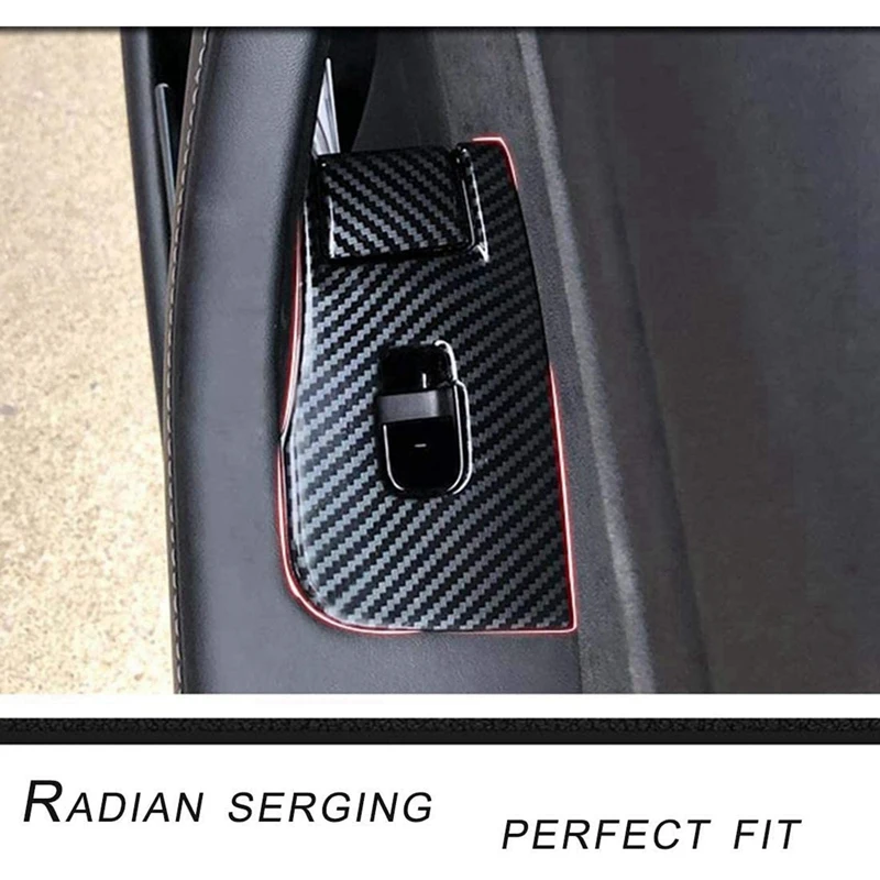 

14PCS for Tesla Model 3 2016-2019 Window Lift Cover Trims & 1x Armrest Box Protective Cover for Tesla Model 3 2019-2021