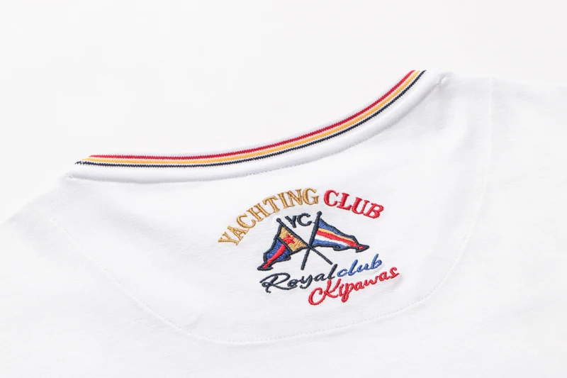 

men TACE&SHARK T-shirt cotton Short sleeve shirt 2021 summer new o-neck comfort fashion embroidery thin British free shipping