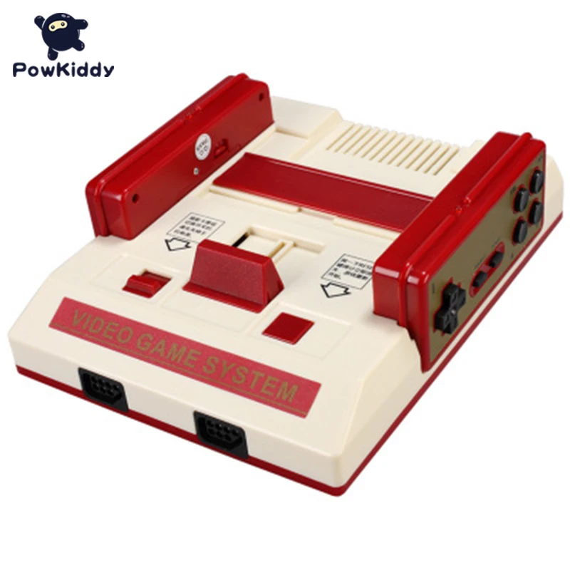 Беспроводная игровая консоль Powkiddy D101 HD 4K Home TV NES ностальгическая FC красно-белая