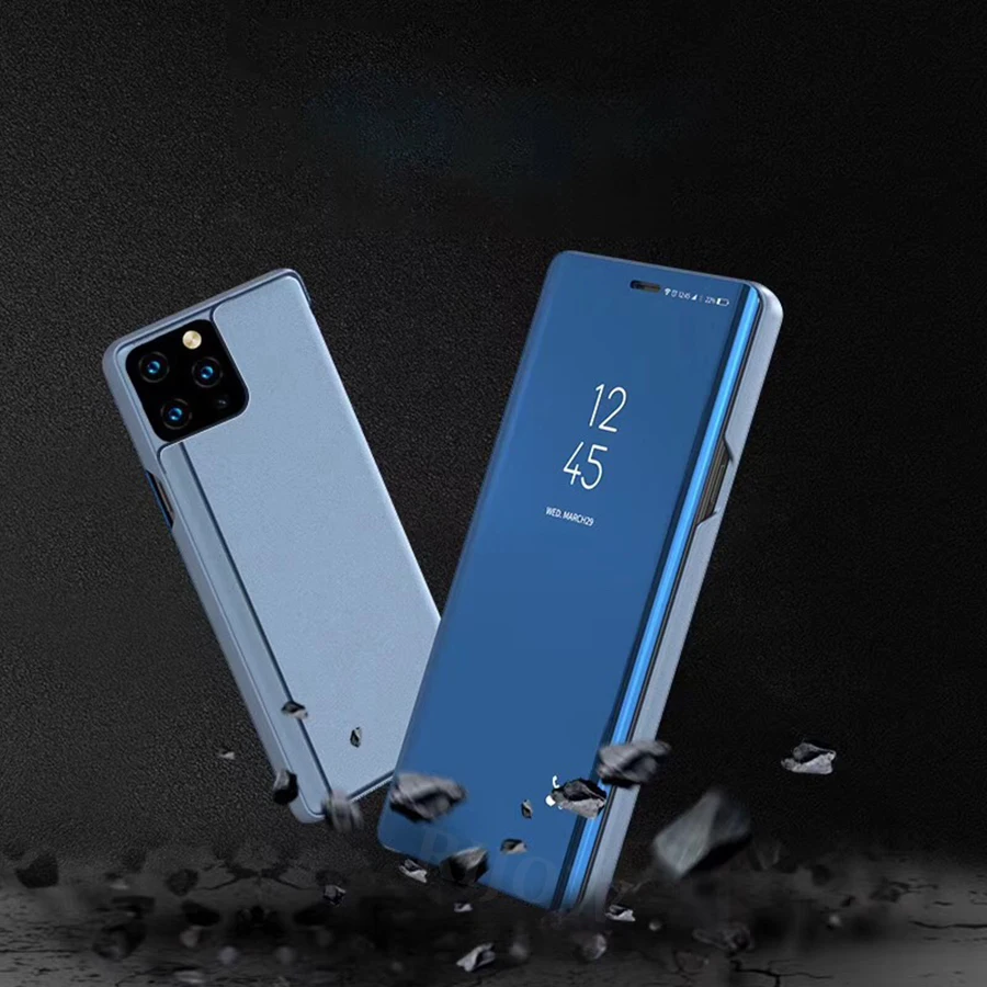 Новейшее Зеркало чехол для iPhone 11 Pro Max телефона с подставкой Чехлы iPhone11 iPone
