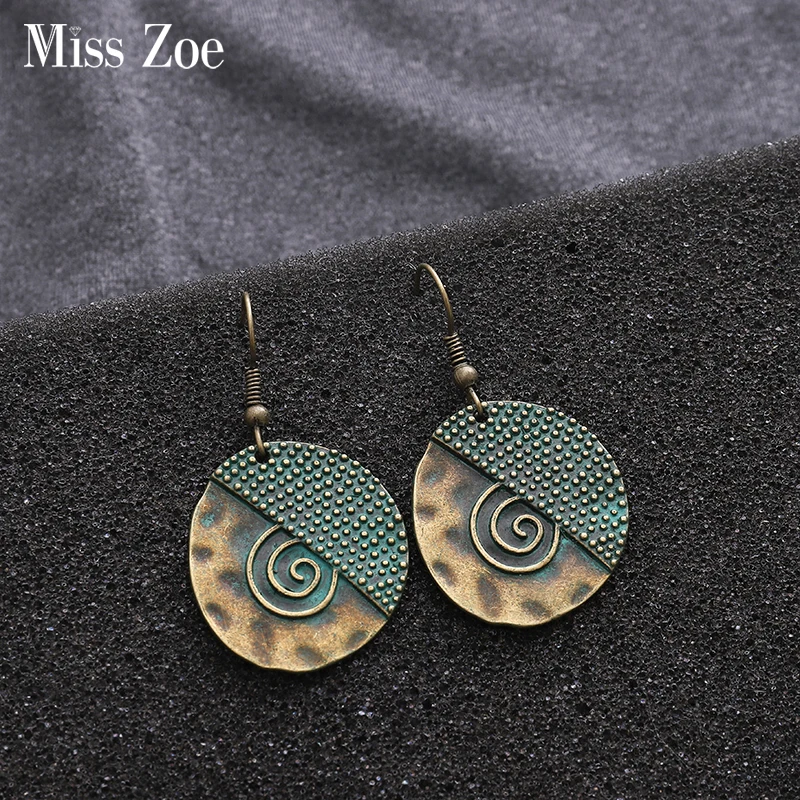 Женские винтажные серьги подвески в этническом стиле|Серьги-подвески| |