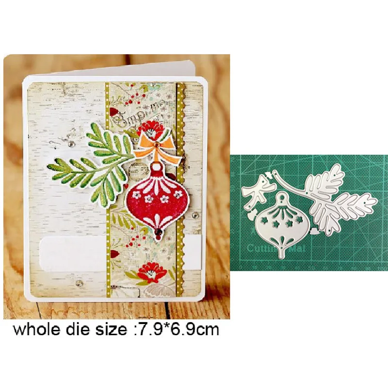

Craft dies Christmas Ornament Flower Metal Cutting Dies Stencils DIY Scrapbooking dies Craft Paper Embossing Die Cut New 2021