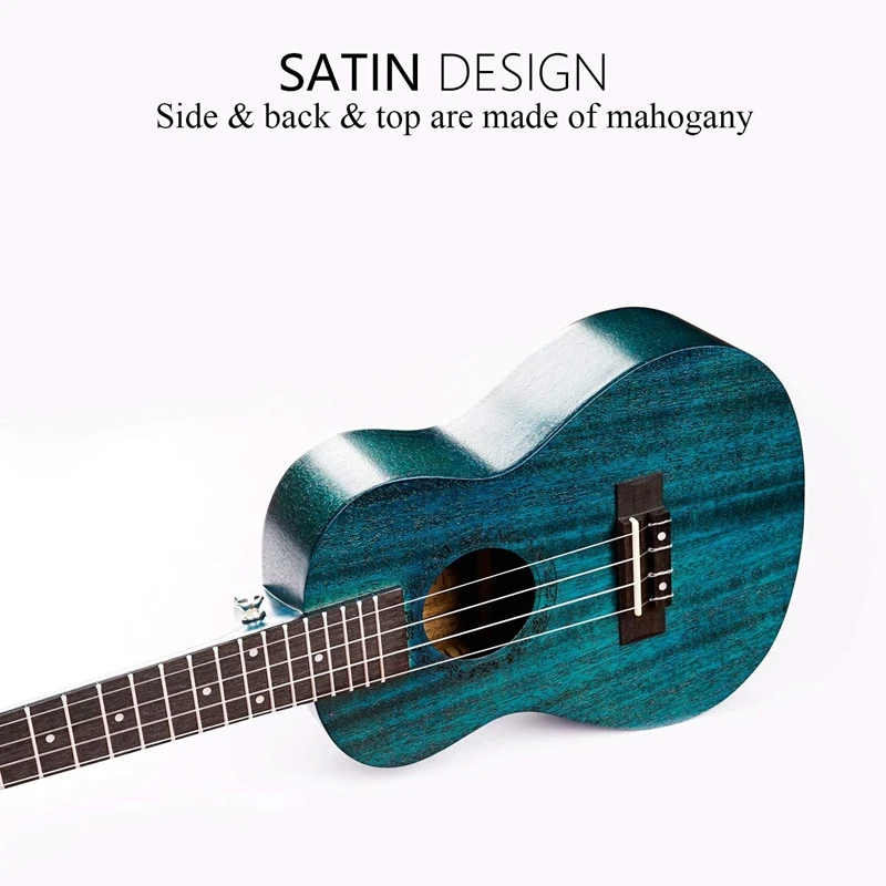 

Ukulele 23 Inch Mahogany Professional Ukeleles for Beginners Adults Kids