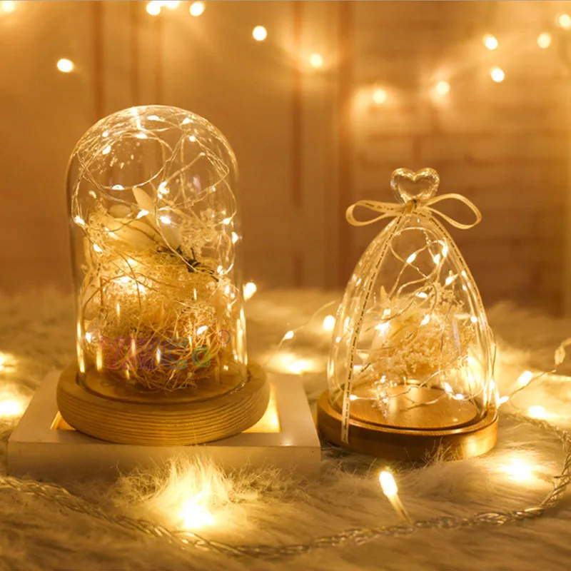 Рождественская светильник ная гирлянда 5 м 10 50/100 светодисветодиодный Сказочная