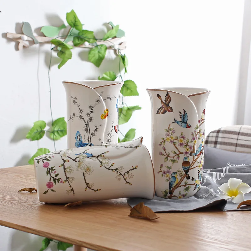 Керамическая ваза для творчества Цзиндэчжэнь антикварная китайская фарфоровая