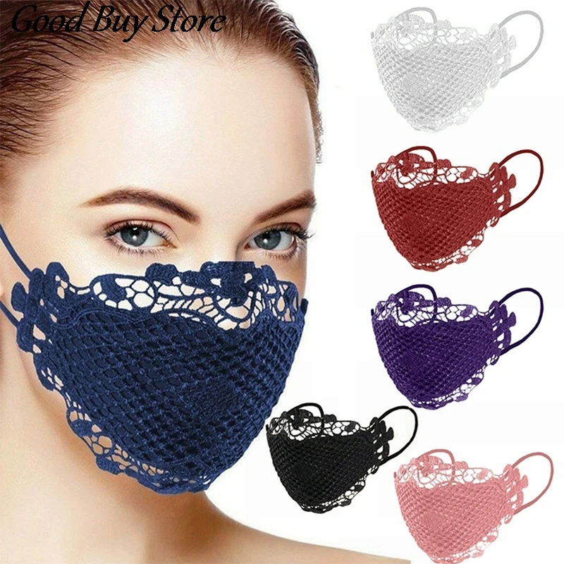 Кружевная маска для лица с цветами женская вечевечерние танцев рот сексуальная