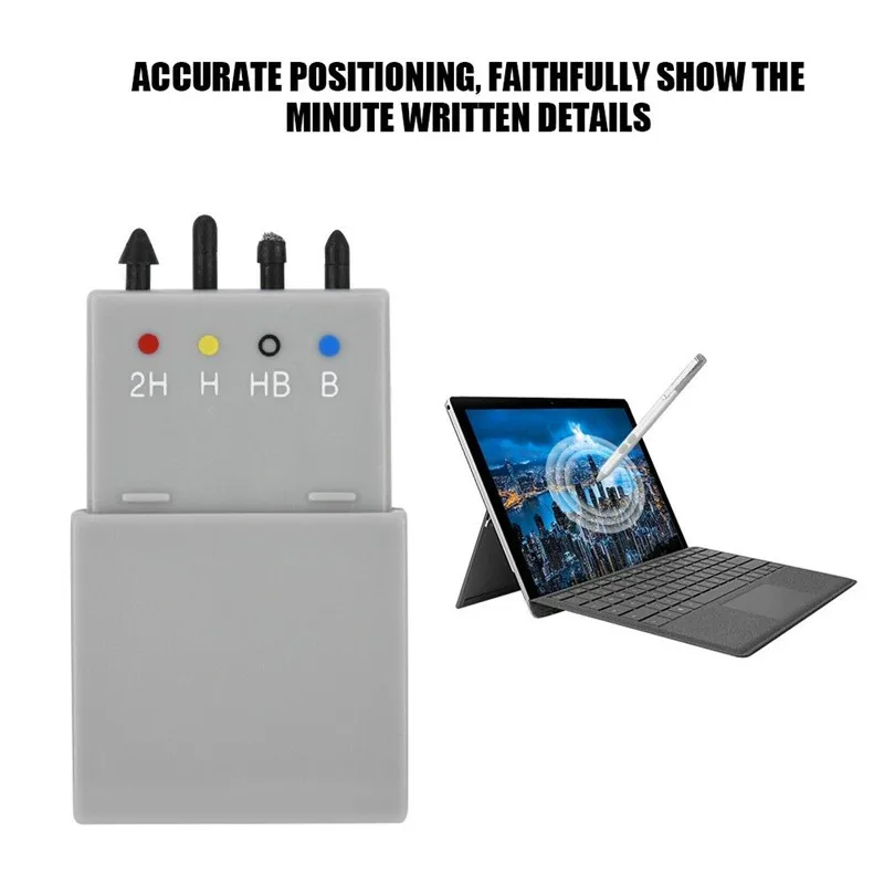 4 наконечника Замена ручки наконечник Комплект 2H HB B для microsoft Surface Pro 4/5 стилус