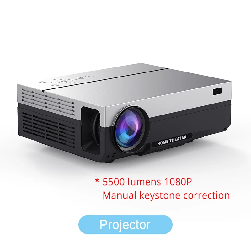 Touyinger T26L нативный 1080p светодиодный full HD проектор видео проектор 5500 люмен FHD Домашний кинотеатр HDMI(Android 9,0 wifi AC3 опционально - Цвет: T26L