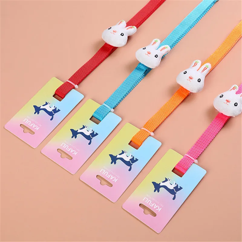 

Cartoon Dog Cat Harness Leash Set Adjustable Cute Rabbit Pet Harnesses for Small Medium Dogs Leashes Walking Dog Supplies
