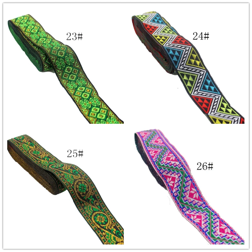 Длина 5 ярдов ширина 3 см лента с вышивкой в национальном стиле для кружевной