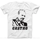 Кастро Куба футболка 100% изготовлено из хлопка самого высокого качества Че Гевары коммунизма марксистской брендовые Модные Топы Футболка