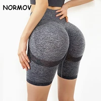 normov seamless sports short leggings women shorts high waist push up gym slim leggings female shorts summer cycling leggins