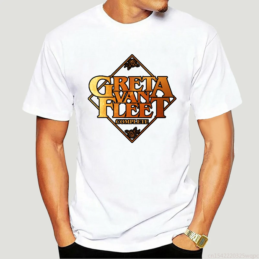 

Camiseta de Greta Van Fleet para hombre, ropa Unisex con cuello redondo, camisas para las cuatro estaciones