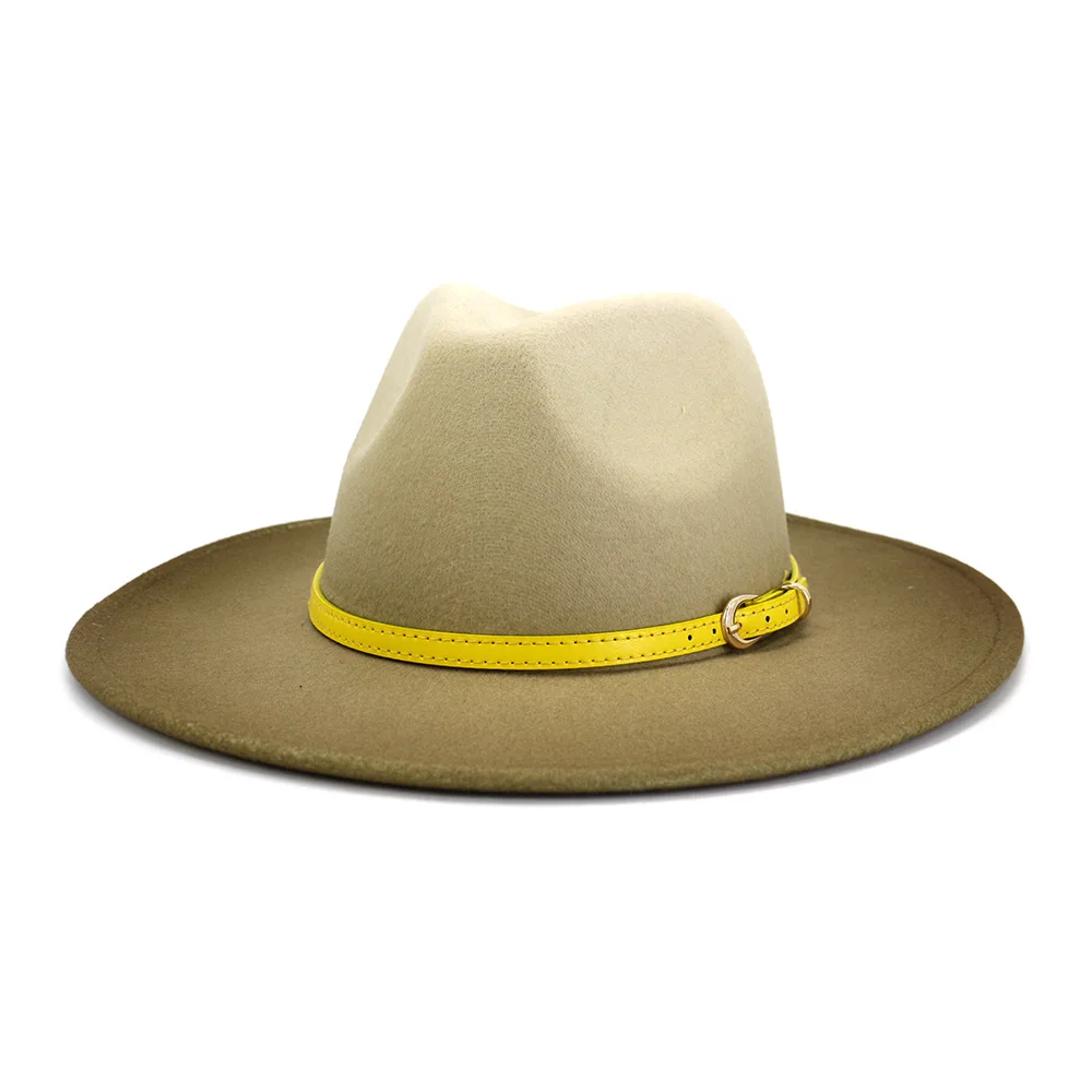 

ZLD Winter new fashion men spray paint jazz hats ladies retro popular hat Autumn party activities women cap Casual fedoras hat