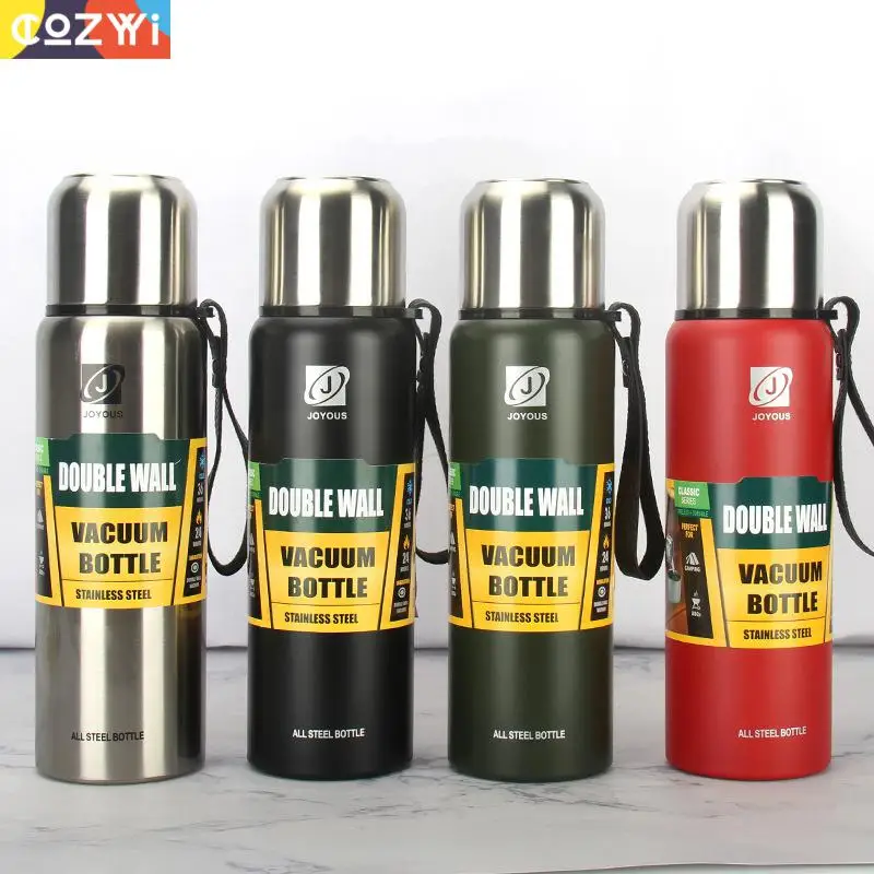Новинка 2019 Большая Вакуумная фляга для альпинизма кофейная бутылка термос
