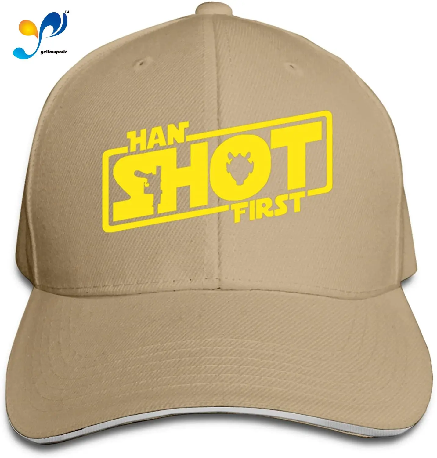 

ME COO Women's & Men Adjustable Baseball Hat 3D Printed Han Shot First Sandwich Trucker Hats Unisex