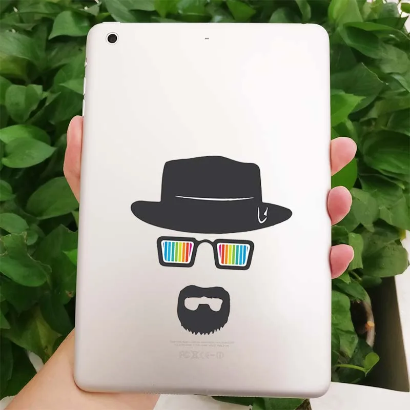 Наклейка Уолтер белая для ноутбука стикер Macbook Pro Air Retina 11 12 13 14 15 дюймов HP Mac |