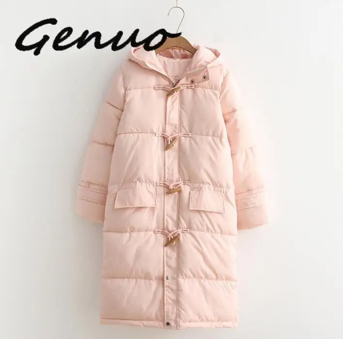 Женская зимняя куртка на пуговицах в Корейском стиле|Женские парки| |