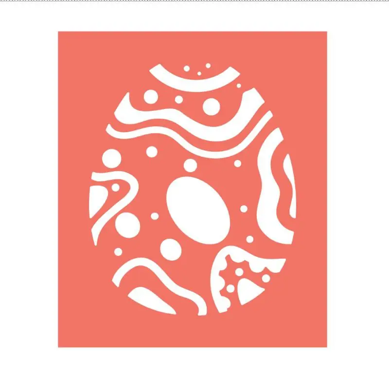 Пасхальное яйцо металлические режущие штампы Трафаретный Скрапбукинг DIY штамп