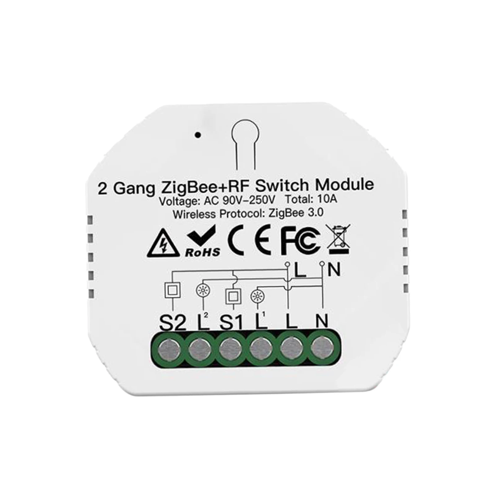 

Smart Switch Outdoor Works with Alexa and Google Assistant, WiFi Outlet Remote Control,for Home Lights