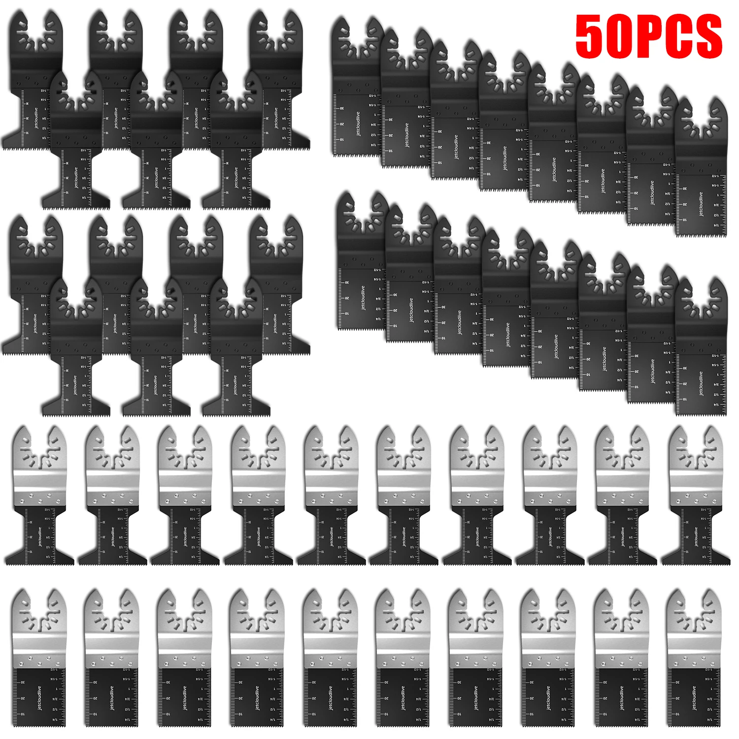 50 шт. Осциллирующее многофункциональное полотно пилы для Fein Bosch Multimaster Makita