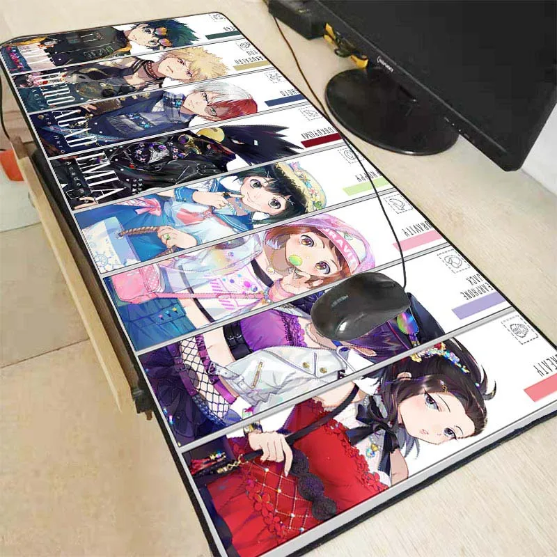 Большой коврик для мыши XGZ с аниме Моя геройская Академия игровой застежкой