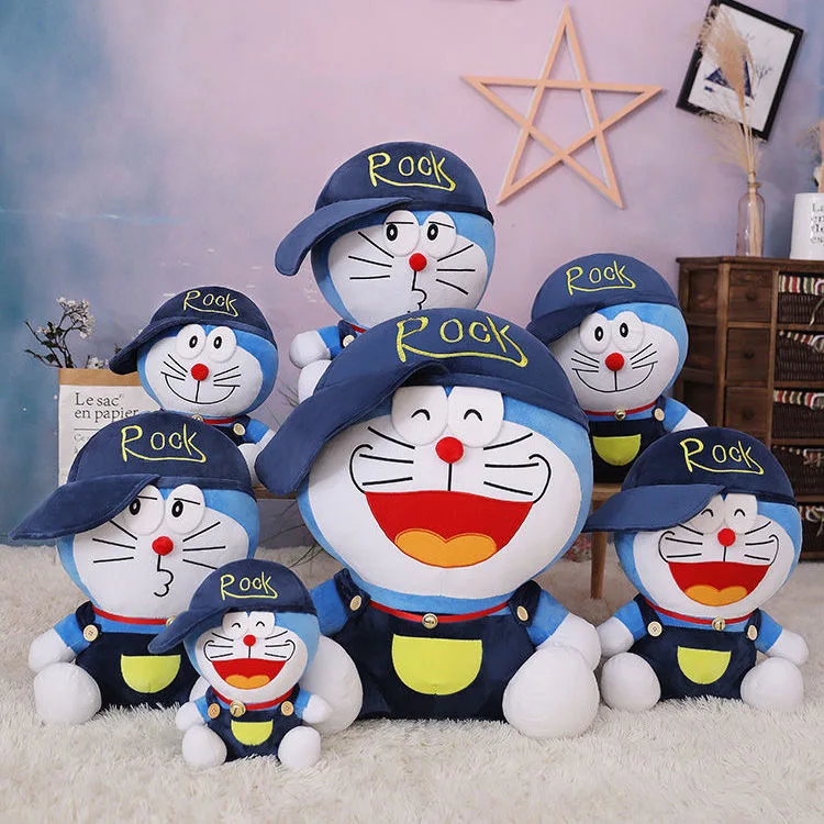 Аниме Фигурка дораэмона 30-60 см плюшевые игрушки кавайное украшение для комнаты
