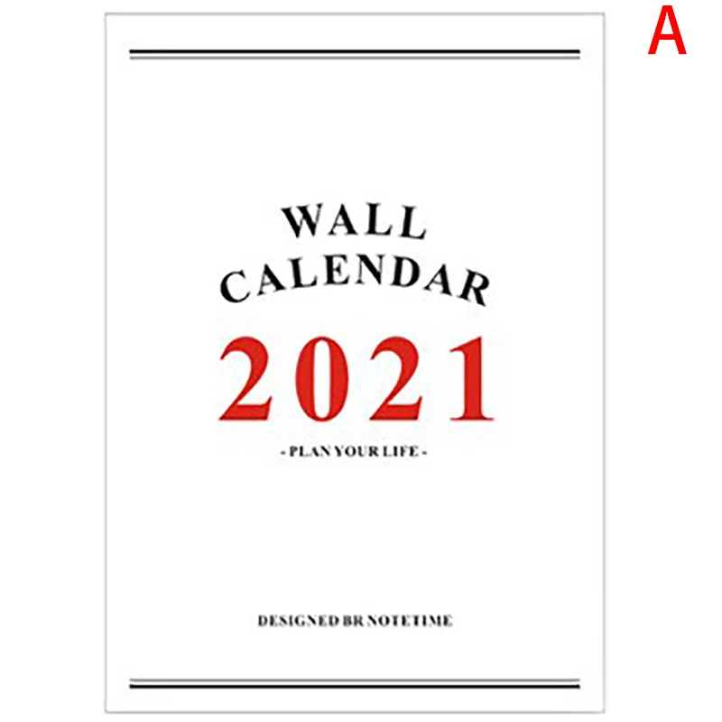 

Hot 1pc Creative 2021 Minimalism Plan Book Mini Wall Calendar DIY Portable Desk Calendars Home Calendar with Tearable Calendar