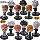 6 шт. аниме юдзюцу кайзен ПВХ фигурки героев кугисаки нобара годжо Сатору фусигуро Мегуми рёмен сукуна модель игрушки детские подарки