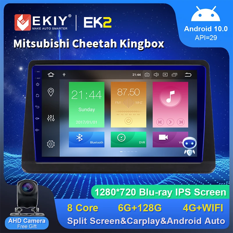 

EKIY IPS DSP 1280*720P Car Radio Android For Mitsubishi Cheetah Kingbox GPS Navigation GPS Multimedia Video Player Auto Stereo