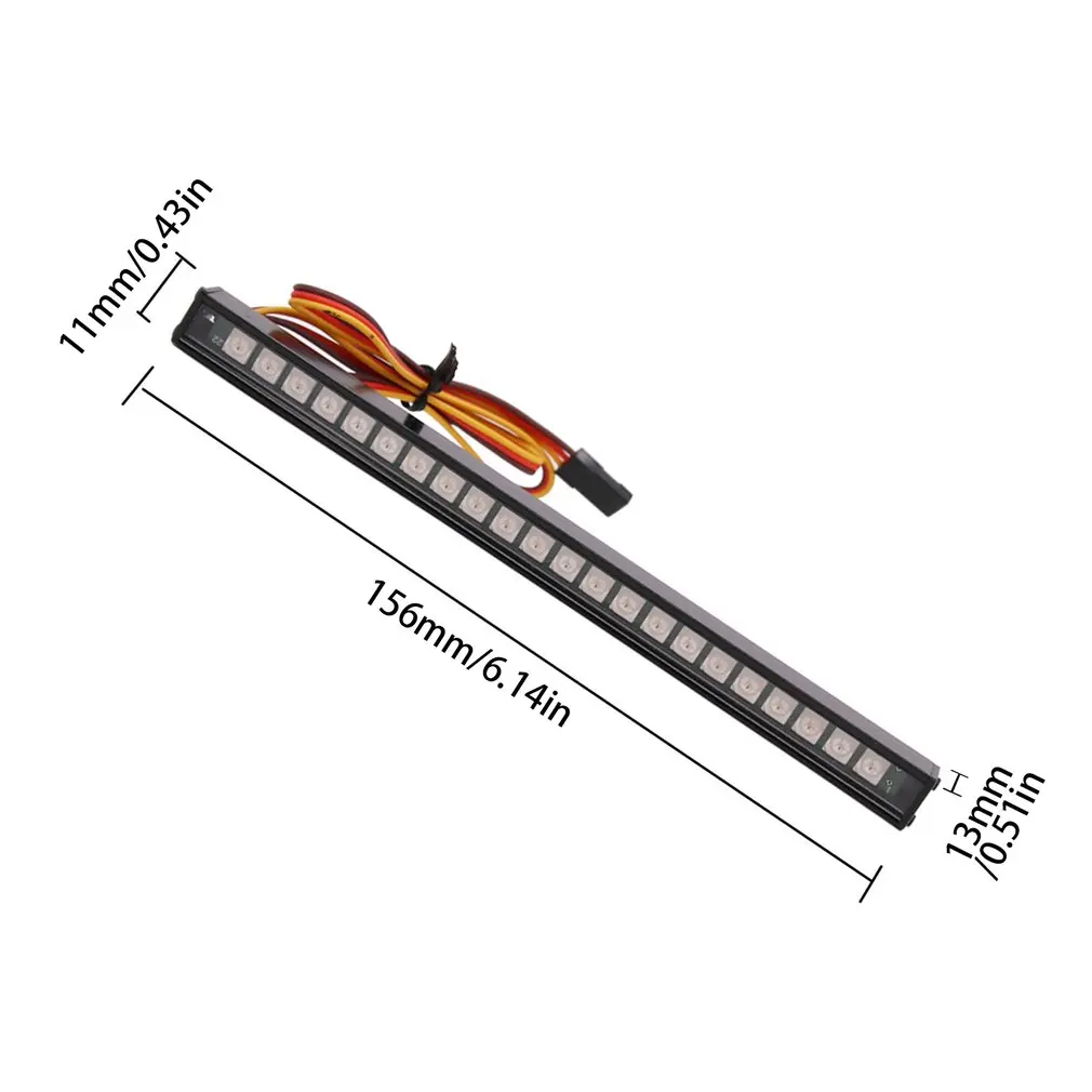 

1 / 10 Remote Control Vehicle Universal Seven Color Running Water Running Lamp 20 Lighting Modes 22 Led