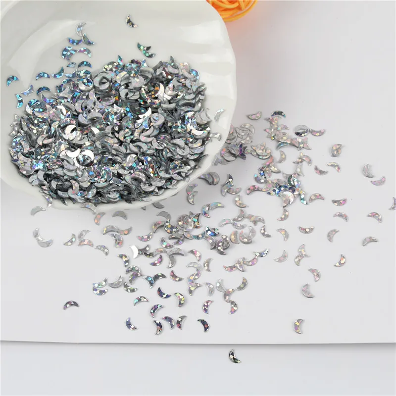 15 г ПВХ маленькие Блестки для ногтей ремесла сердце Звезды Луна Снежинка блесток