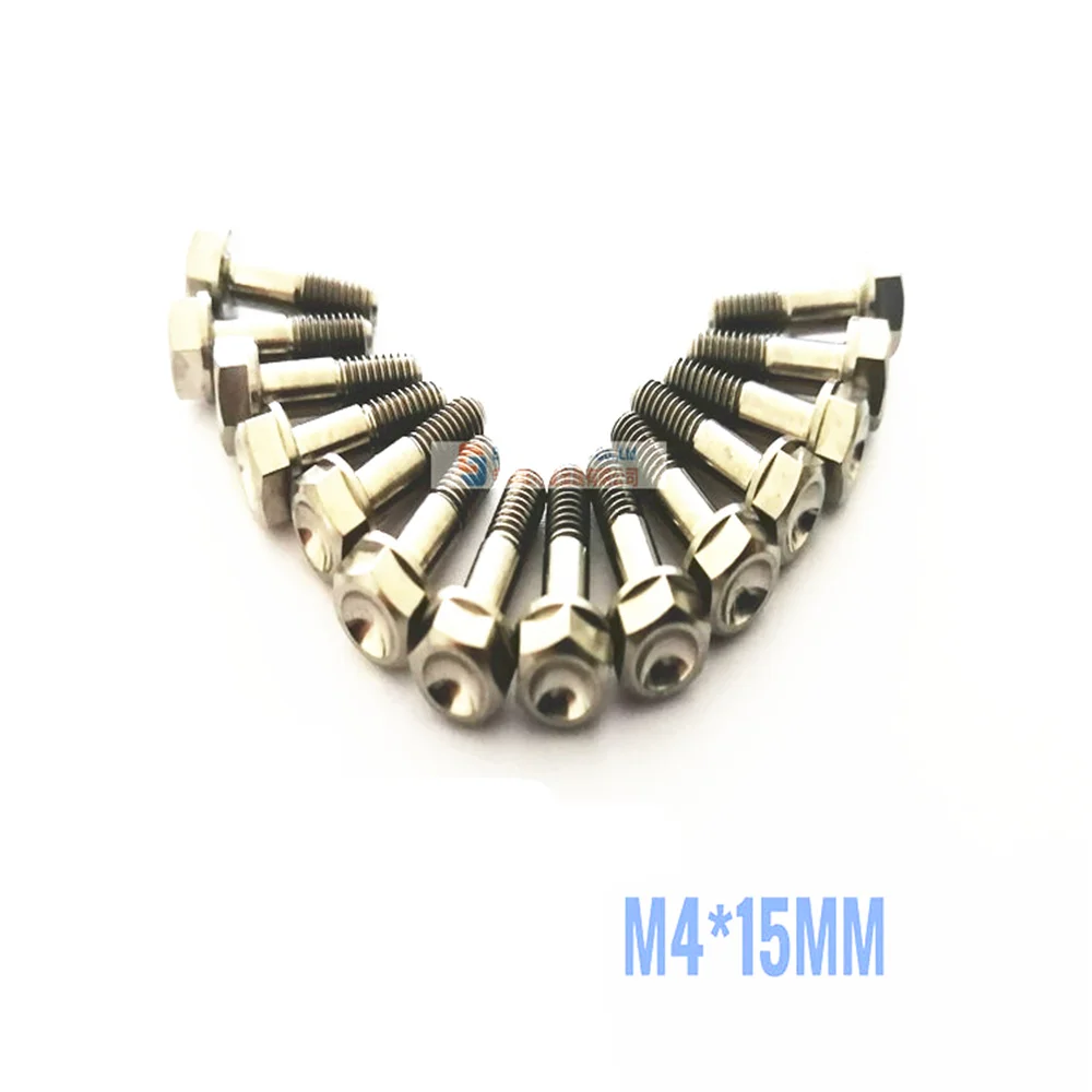 Титановые болты M4X 15 мм самодельные винты для горных велосипедов фиолетового и