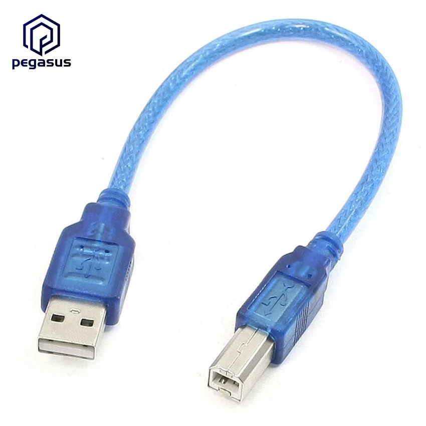 30cm-10m Universal USB Printer Scanner Cable Type A to B Male High Speed Data Cord Wire With Magnetic Ring