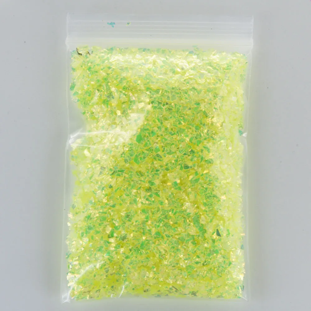 20 г/пакет оболочка для дизайна ногтей блестки целлофановые 12 цветов украшения