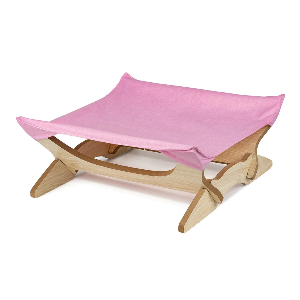 Квадратный коврик 4-острый гамак для кошек деревянная Съемная рама скалолазания