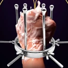 Новый Анальный влагалищный расширитель Влагалищное зеркало для взрослых, металлическая анус киска расширитель набор целомудрия SM игрушка для женщины Анальная пробка расширения