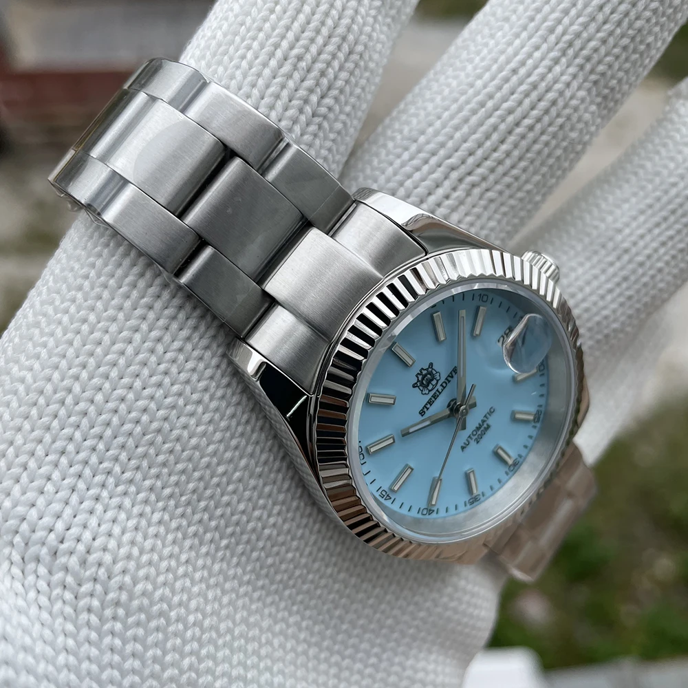 Мужские часы Steeldive 1933 39 мм сапфировый циферблат NH35 Move Men t BGW9 светящиеся
