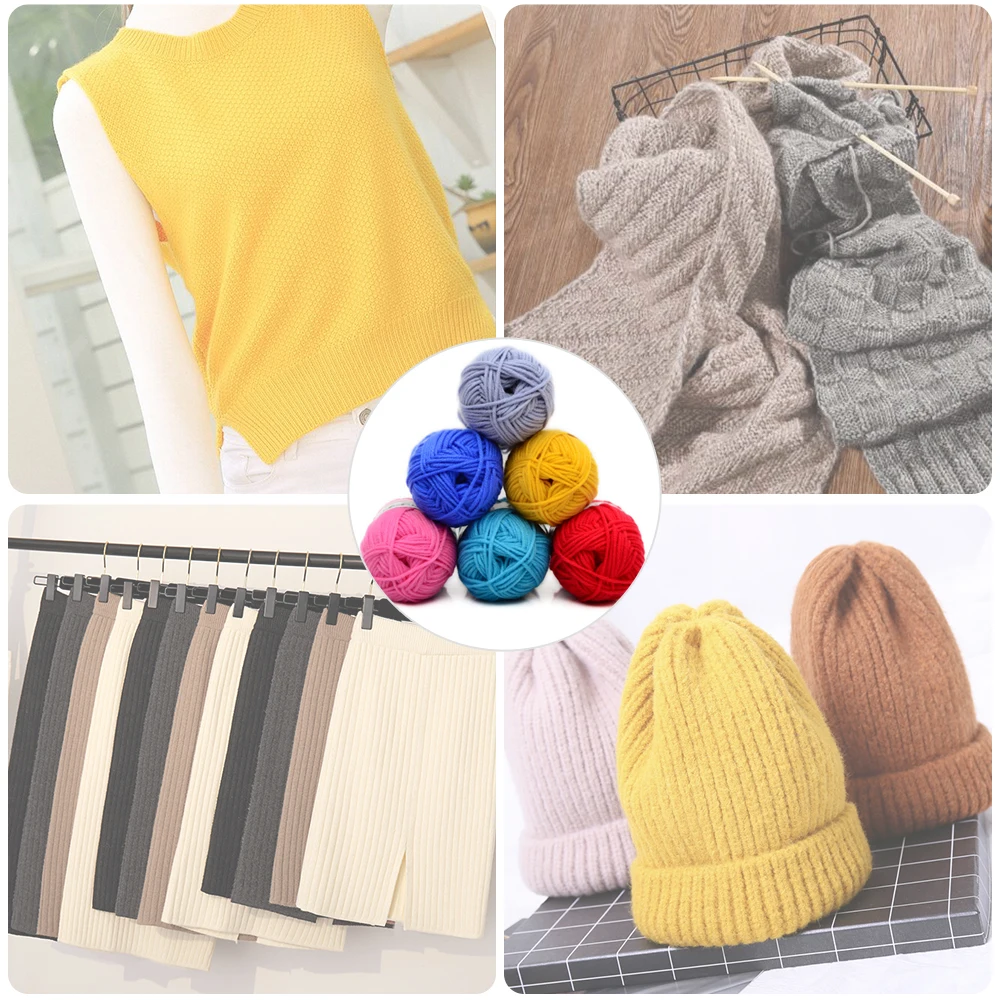 Молочная хлопчатобумажная пряжа удобная Смешанная шерстяная для шитья одежды