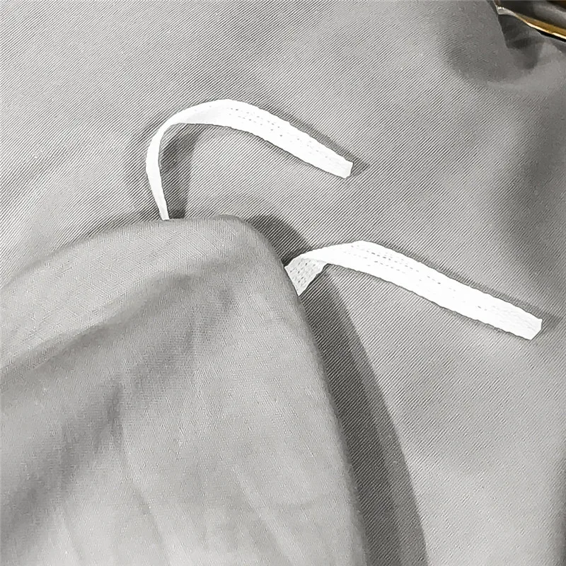 

2021 Four-piece bedding simple cotton double household bed sheet quilt cover embroidered twill comfortable bedding light grey