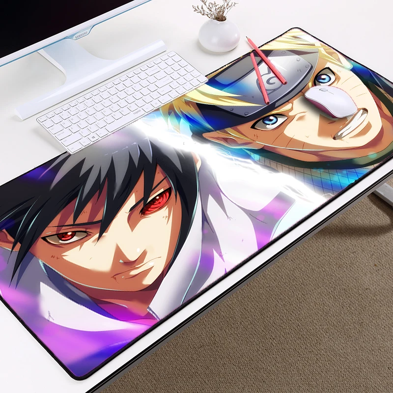 Mairuige Uzumaki Naruto и Uchiha Sasuke Jiraya аниме ролевые коврики для мыши Diy Коврик для мыши супер большой размер игровой резиновый коврик для мыши