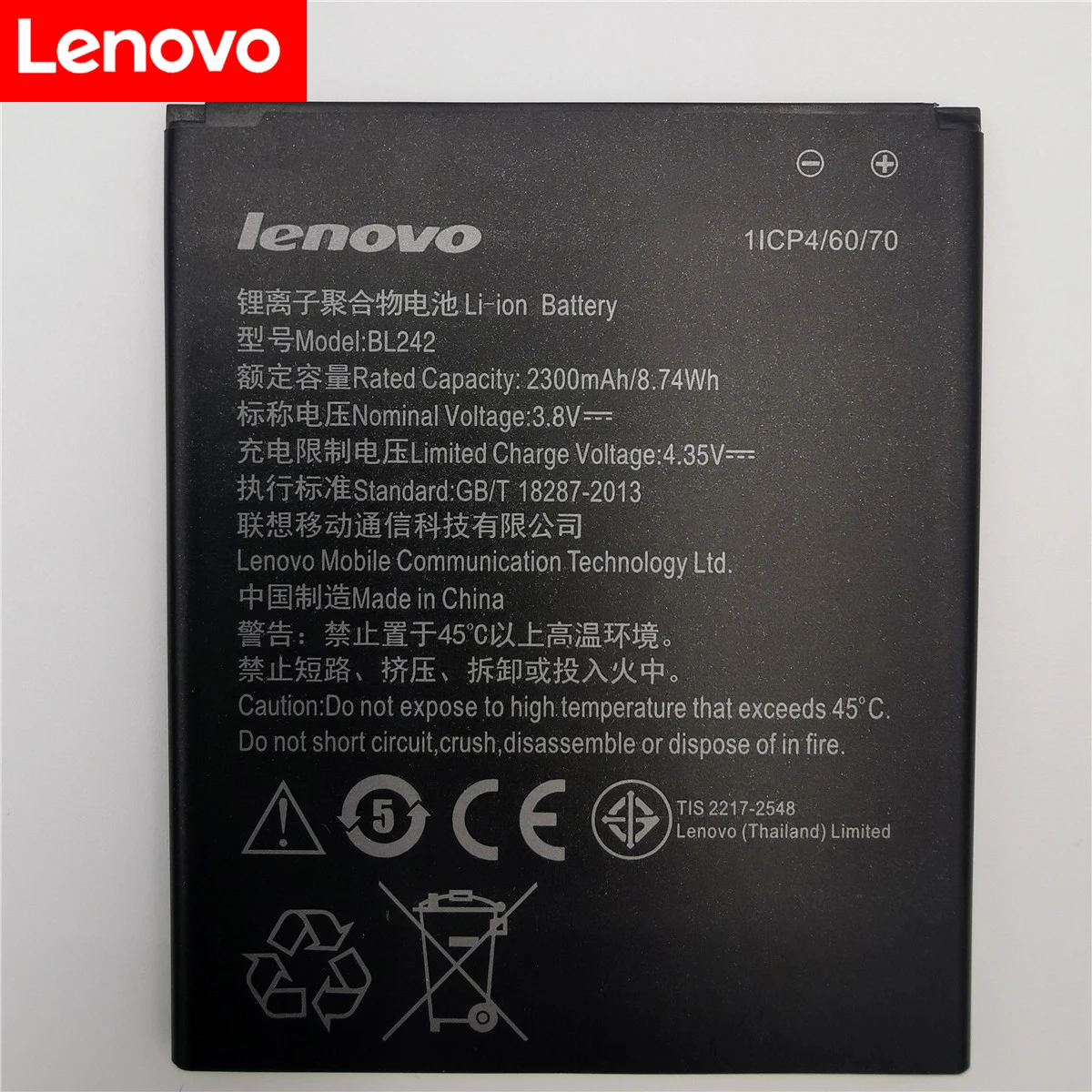 100% Оригинальный BL242 батарея для lenovo K3 K30 W T A6000 A3860 A3580 A3900 A6010 плюс мА/ч. аккумулятор