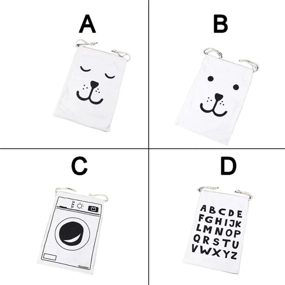 Большой мультфильм хлопок лен складной холст корзина детская комната Органайзер