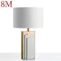 8m modern luxury table lamp design e27 marble desk light home led decorative for foyer living room office bedroom