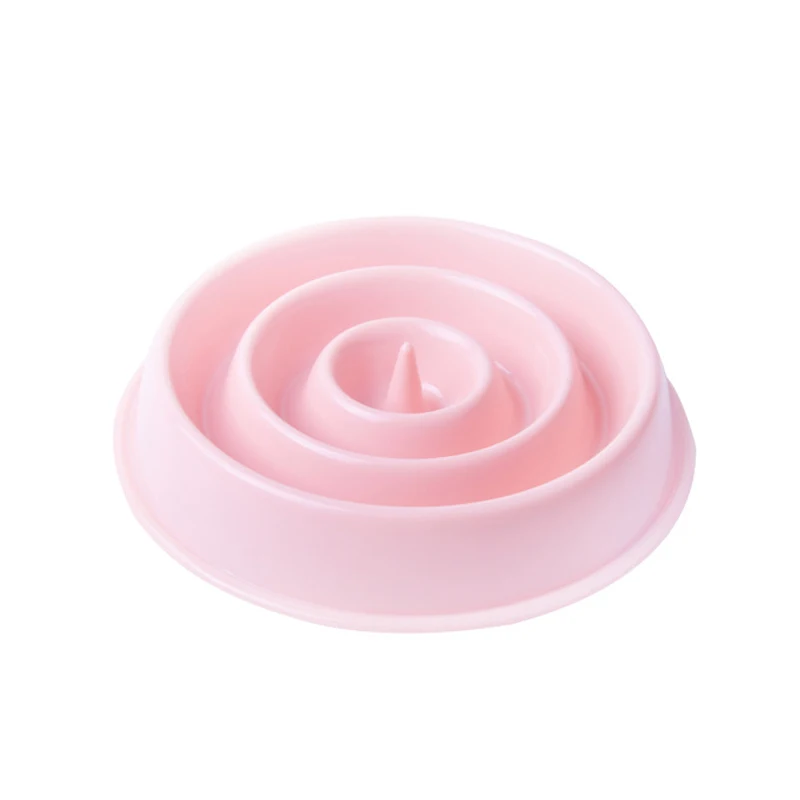 

Pet Supplies Indoor Dog Accessories New Pink Puppies Anti-choke Dog Slow Food Bowl Plastic Feeder Blue Durable Dog Water Bottle