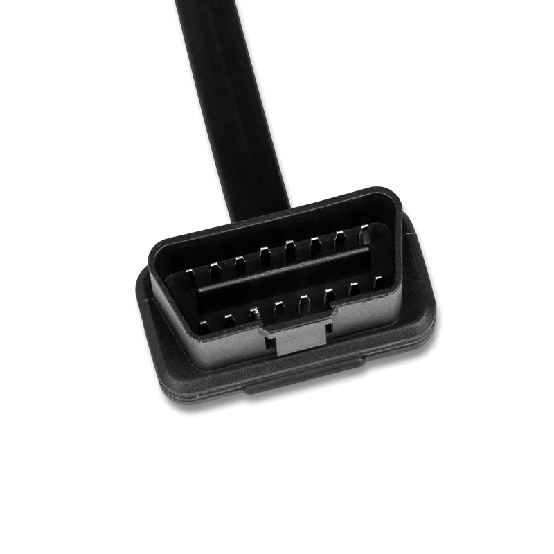 Кабель OBD 2 16 Pin-DB9 последовательный удлинитель RS232 прямоугольный с переключателем