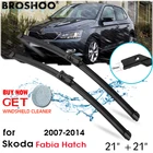 Щетка стеклоочистителя для автомобиля Лобовое стекло Стеклоочистители Лезвия кнопочные авто аксессуары для Skoda Fabia Hatch 21 