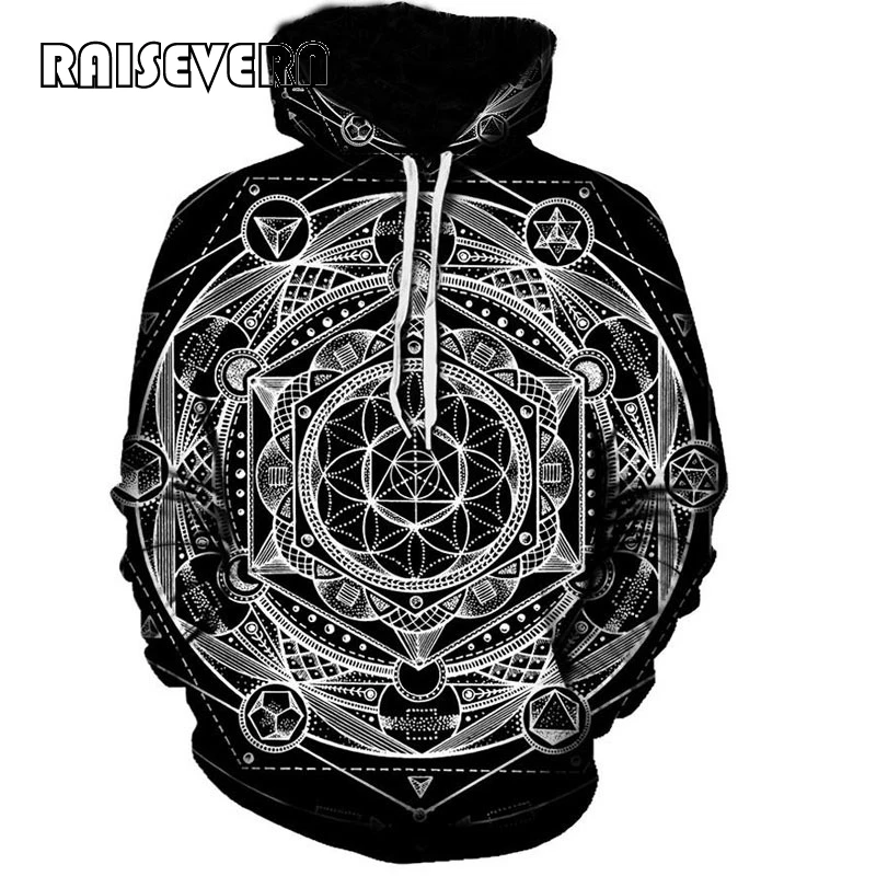 Психоделические толстовки Esoteric для мужчин и женщин пуловер с длинными рукавами