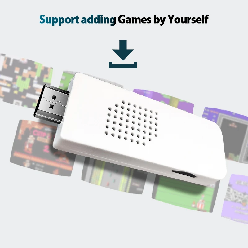 Игровая консоль для аркадной игры 4K HD Беспроводной Ретро ТВ игровой плеер с 1797