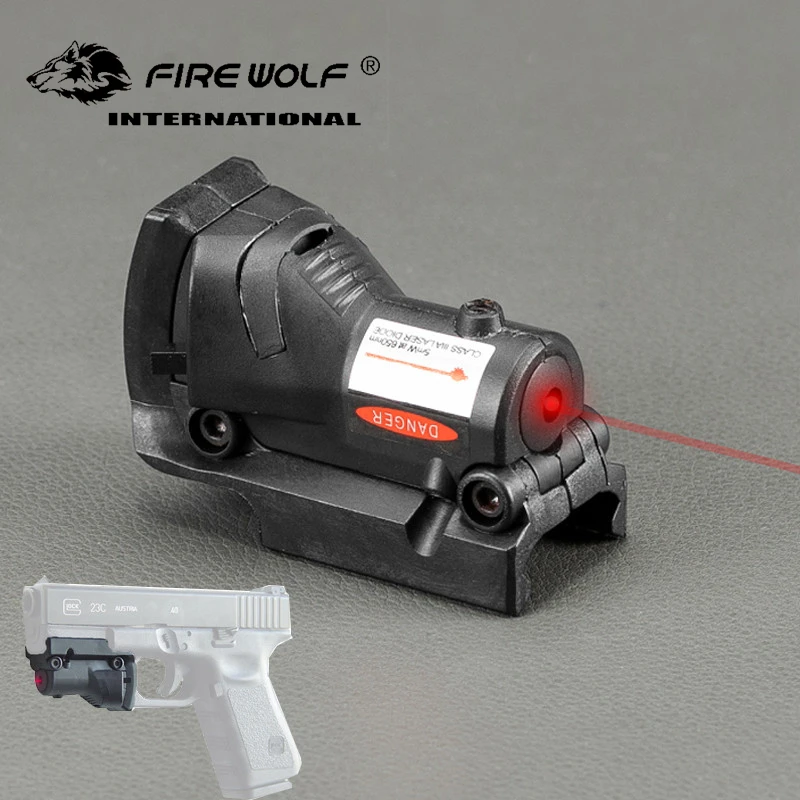 

Tactical 5mw Red Laser sight Scope red dot for G17 19 23 22 21 37 31 20 34 35 37 38 Pistol Rifle Airsoft Hunting